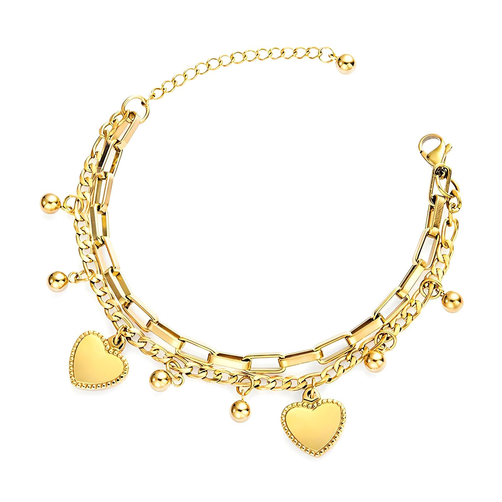 Golden Love Charm