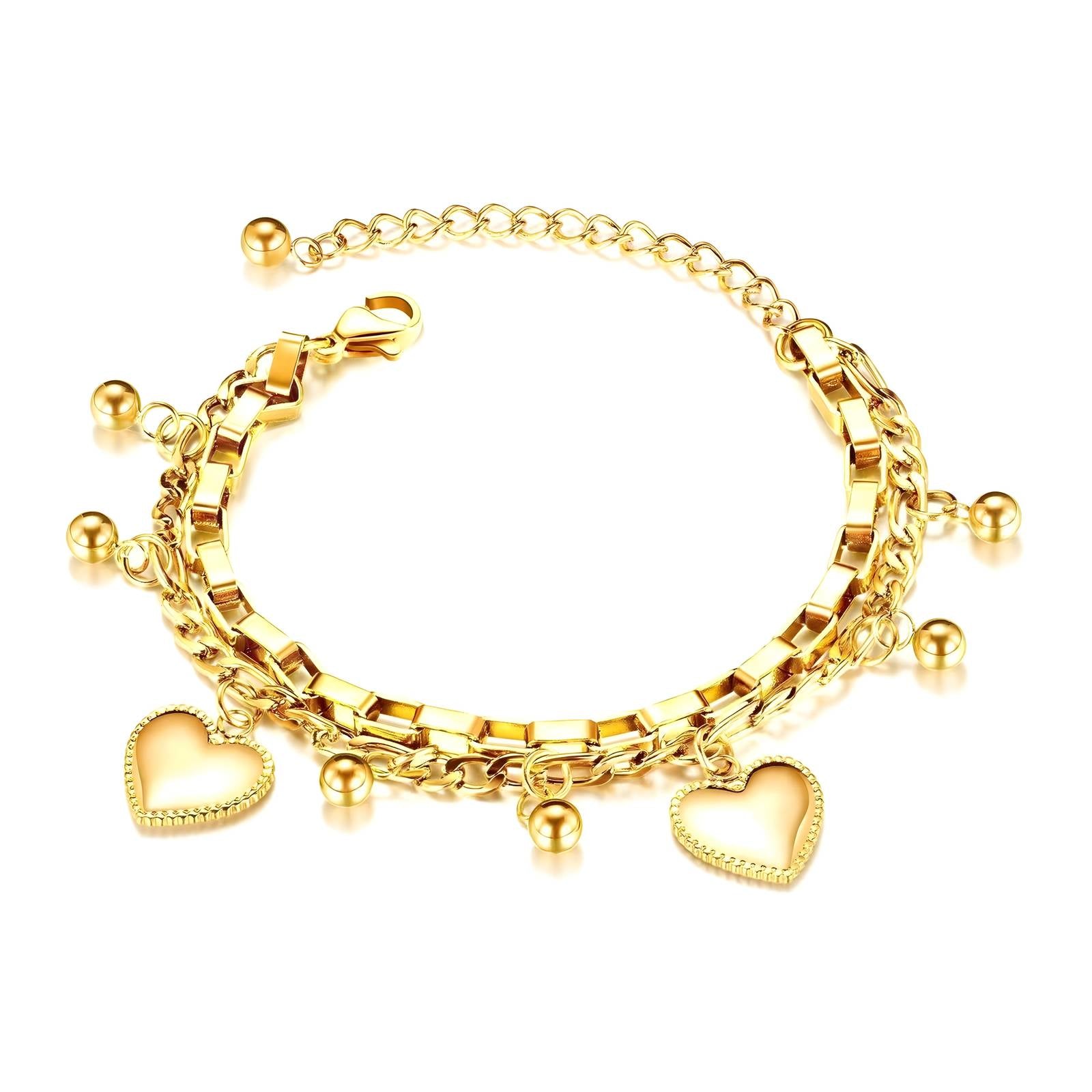 Golden Love Charm